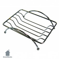 Мыльница из стали с хромированным покрытием  Арт. А003