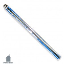 Карниз для ванной телескопический из стали 140х260см Арт.8223