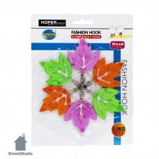 Набор крючков 6 шт. из пластмассы  Арт.KR-01