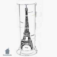 Набор кружек на подставке 4 шт. Арт.958-1