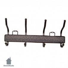 Вешалка на 4 крючка из стали с хромовым покрытием  Арт.BX-4