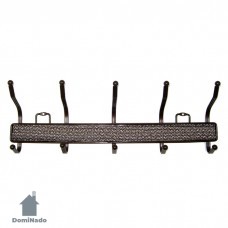 Вешалка на 5 крючков из стали с хромовым покрытием  Арт.BX-5