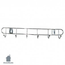 Вешалка на 6 крючков из стали с хромовым покрытием  Арт.YLR-6