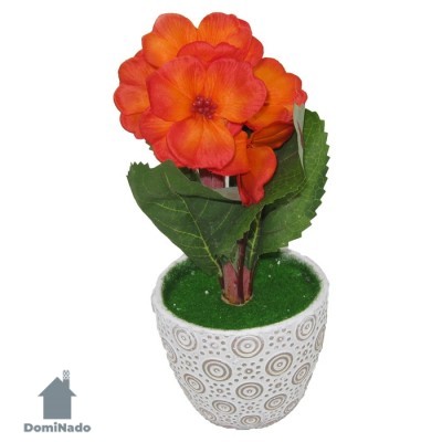 Цветы искусственные в горшке из полимерных материалов  Арт.L-633