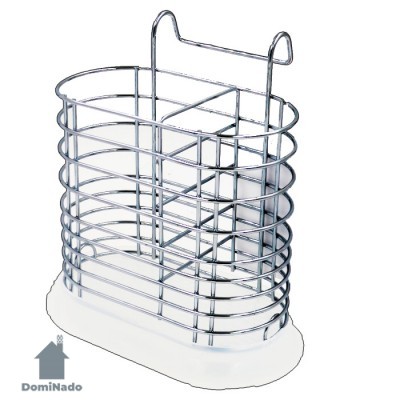 Подставка для столовых приборов из стальной проволоки с хромовым покрытием  Арт.C2139