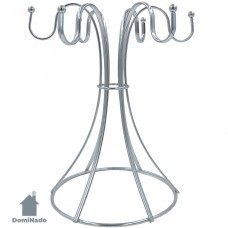 Подставка для кружек из стали хромовым покрытием  Арт.ХР-76