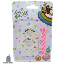 Свеча юбилейная из парафина  Арт.LX-802