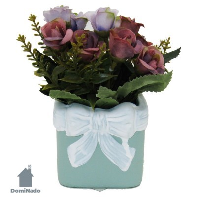 Цветы искусственные в горшке из полим.матер.  Арт. ZC-007