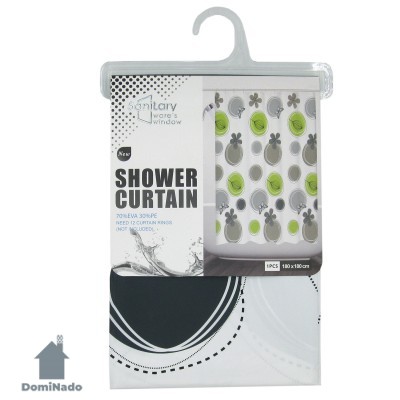 Штора для ванной комнаты из ЭВА  Арт.JS170204