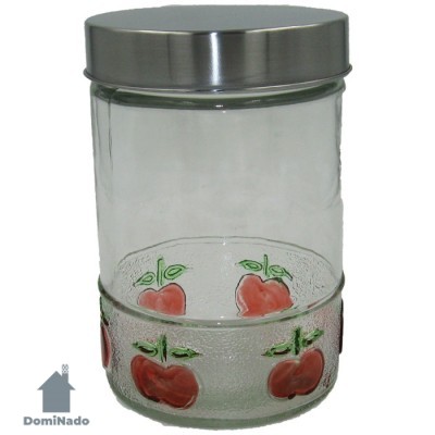 Емкость для сыпучих продуктов из стекла Арт.WZ1200