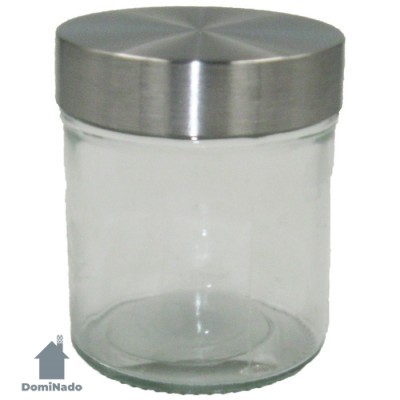 Емкость для сыпучих продуктов из стекла Арт.QR300