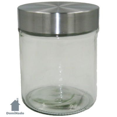 Емкость для сыпучих продуктов из стекла Арт.QR500