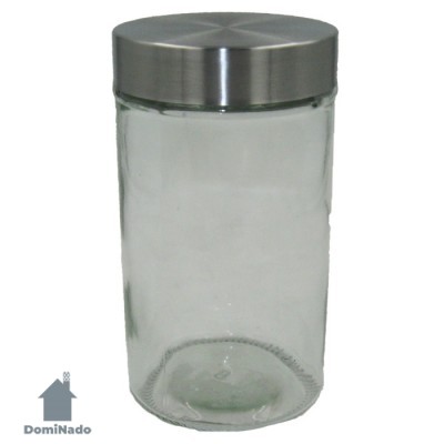 Емкость для сыпучих продуктов из стекла Арт.QR800