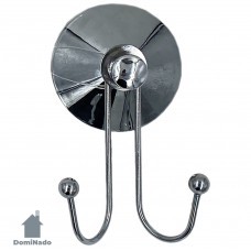 Крючок двойной из стали с хромовым покрытием  Арт.W3062A