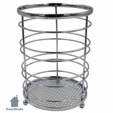 Подставка для столовых приборов из стали c хромовым покрытием Арт.KD-131C