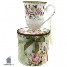 Чашка из фарфора Арт.HSB1-485G