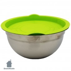 Миска с крышкой из коррозионно-стойкой стали  Арт.A47