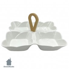 Менажница из фарфора  Арт.M8-170