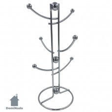 Подставка для кружек из стали с хромовым покрытием  Арт.W3214