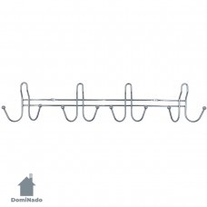 Вешалка на 8 крючков из стали с хромовым покрытием  Арт.W4002B