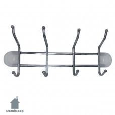 Вешалка на 4 крючка  из стали с хромовым покрытием  Арт.H-73-4