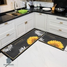 Комплект ковриков кухонных напольных 2шт.из ПВХ Арт.35073-3