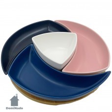 Менажница из фарфора на подставке Арт.ST2041