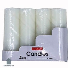 Набор свечей  4шт из парафина  Арт.ZL-30410