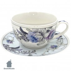 Чашка с блюдцем из фарфора Арт.BD250-572