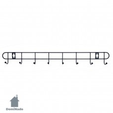 Вешалка на 8 крючков из стали  Арт.030-8