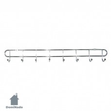 Вешалка на 8 крючков из стали  Арт.032-8