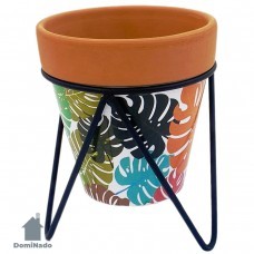 Горшок для цветов на подставке из керамики  Арт.1103-1