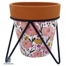 Горшок для цветов на подставке из керамики  Арт.1103-13