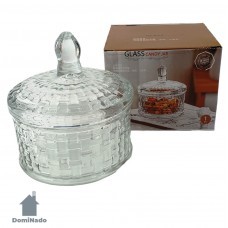 Емкость для сыпучих продуктов из стекла  Арт.1345-6