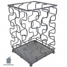 Подставка для столовых приборов из стали хромированной Арт.СВ-006