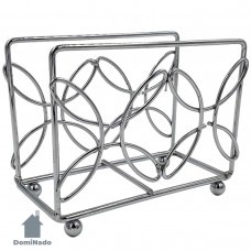 Салфетница из стали хромированной Арт.СВ-064С