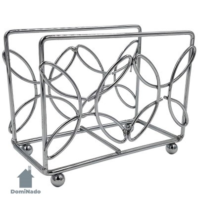 Салфетница из стали хромированной Арт.СВ-064С