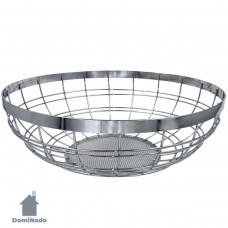 Корзина для фруктов из стали с хромовым покрытием  Арт.FU-031N