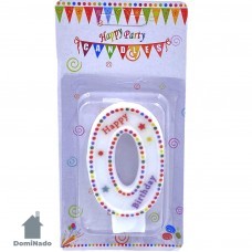 Свеча юбилейная из парафина  Арт.DFLD-132