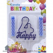 Свеча юбилейная из парафина  Арт.DFLD-133